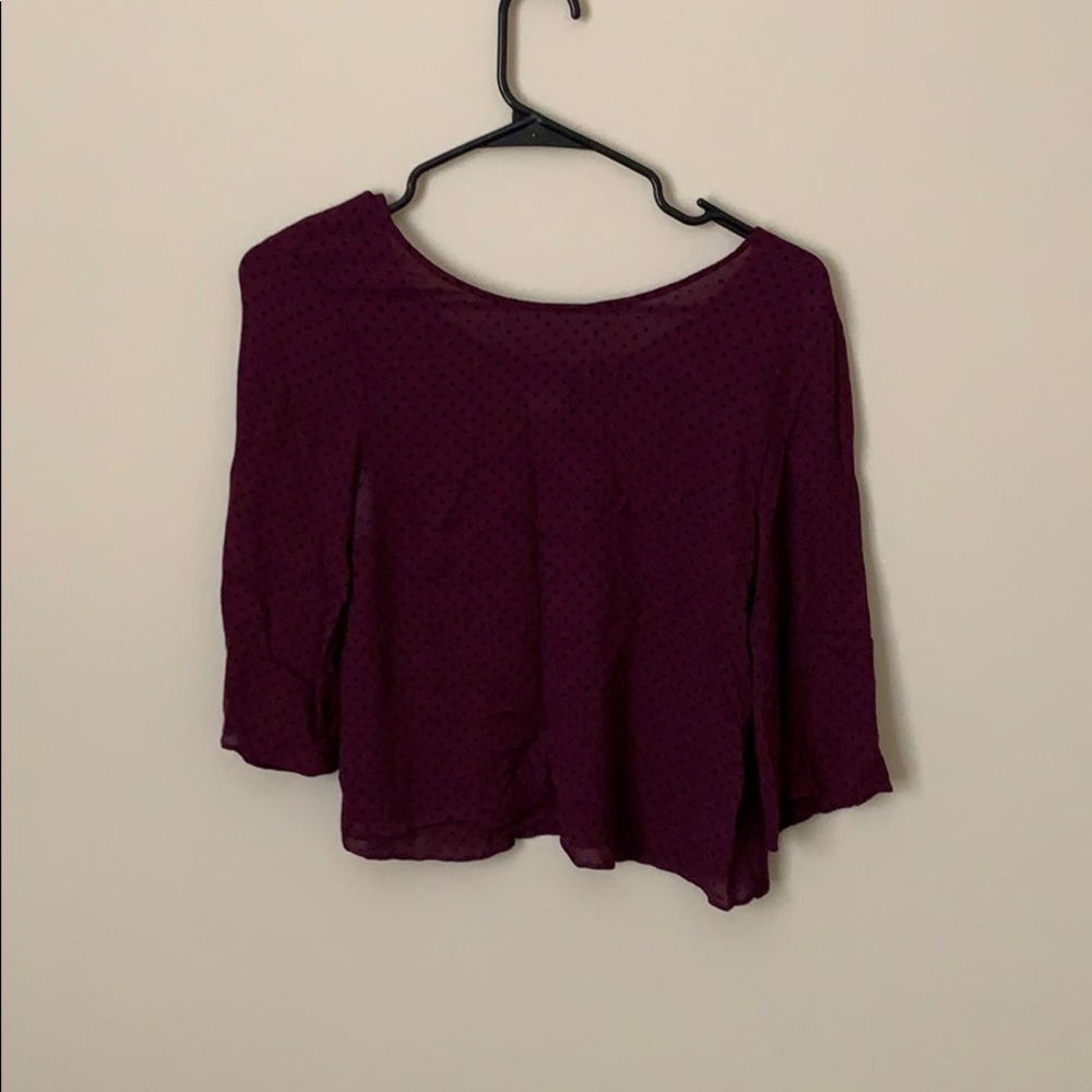 Crop top long sleeve